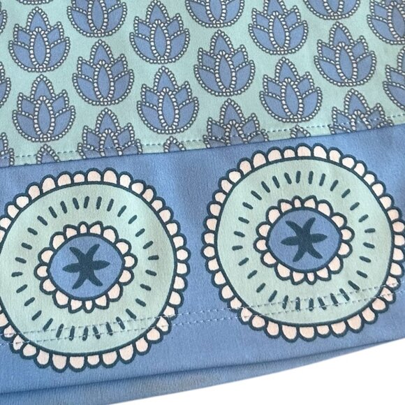 Sigrid Olsen Blue Patterned Mini Dress - Picture 8 of 10